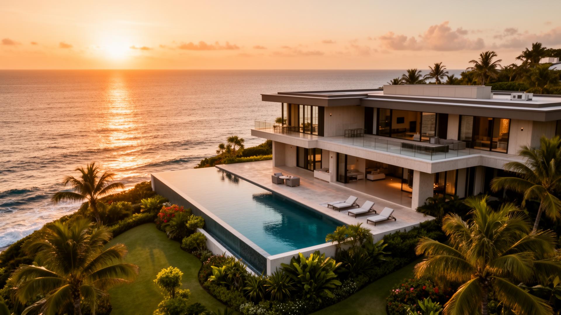 Luxury oceanfront villa